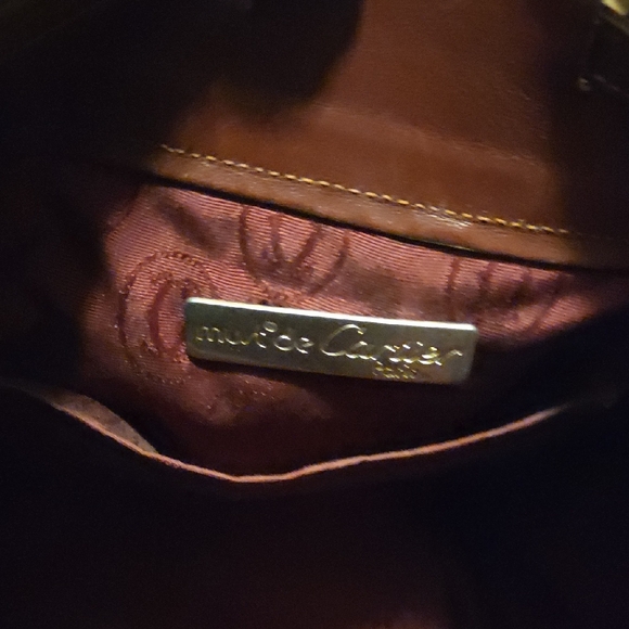 Vintage Burgundy Leather Shoulder Bag - Picture 5 of 5